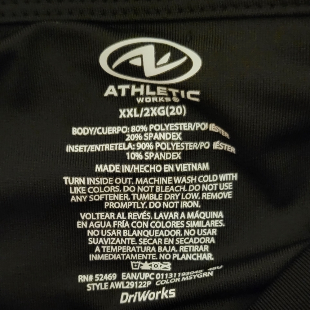 Athletic Works Camo Capri Pants XXL - Picture 3 of 4